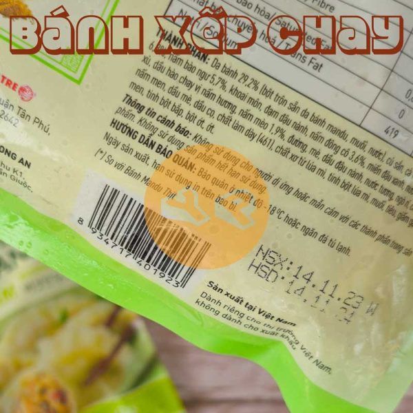 Bánh xếp (chay) Mandu nấm tử vị Bibigo gói 300g - Ảnh 5