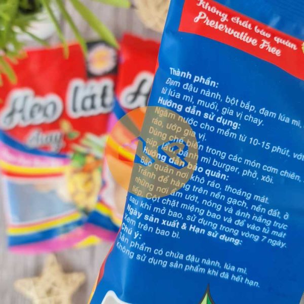 Heo lát chay Âu Lạc gói 100g - 1 Kg - Ảnh 2