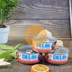Cá lóc kho tiêu chay Âu Lạc lon 140g