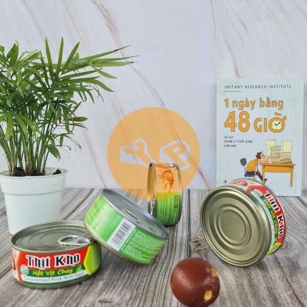 Thịt kho hột vịt chay Âu Lạc lon 150g - Ảnh 3