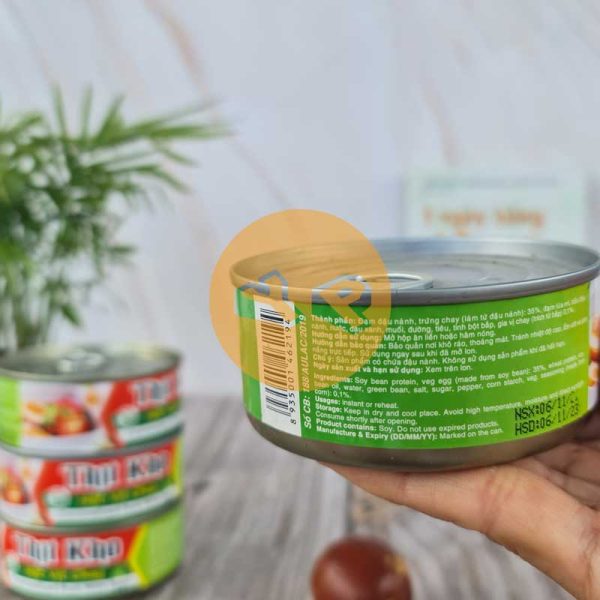 Thịt kho hột vịt chay Âu Lạc lon 150g - Ảnh 4