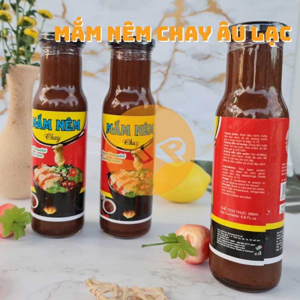 Mắm nêm chay Âu Lạc chai thủy tinh 280ml - Ảnh 4