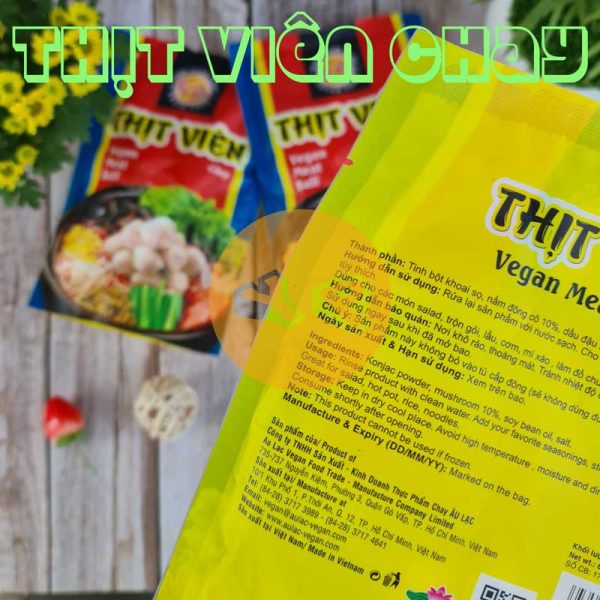 Thịt viên chay Âu Lạc gói 180g - Ảnh 2