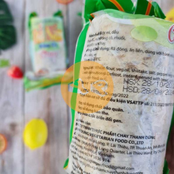 Chả nấm đông cô chay Thanh Dũng gói 500g - Hình ảnh 5