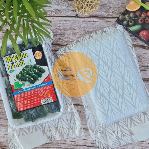 Bò cuốn lá lốt chay Âu Lạc khay 220g - Ảnh 3