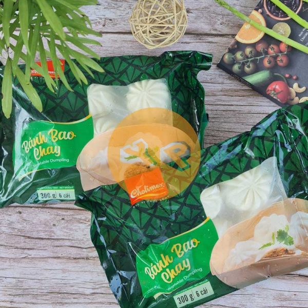 Bánh bao chay Cholimex (gói 6 cái) 300g