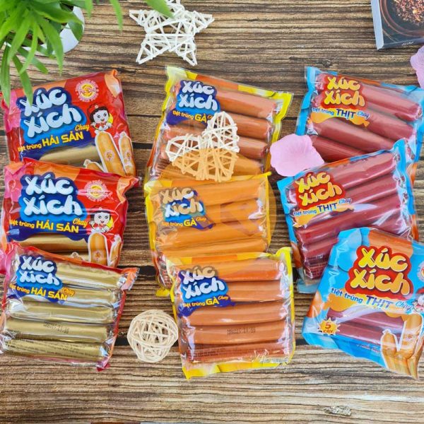 Xúc xích tiệt trùng chay Âu Lạc gói 150g